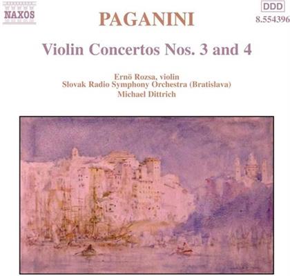 Miklós Rózsa (1907-1995) & Nicolò Paganini (1782-1840) - Violinkonzerte 3&4