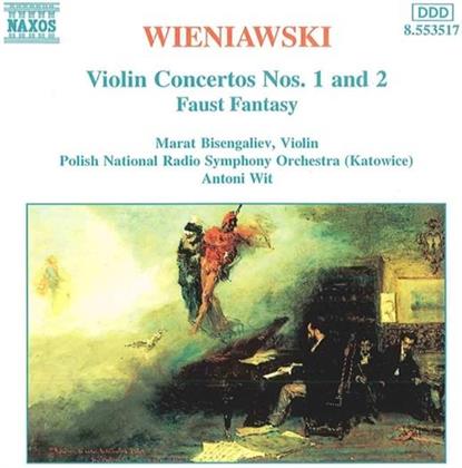 Bisengaliev & Henri Wieniawski (1835-1880) - Violinkonz.1+2/Fantasie