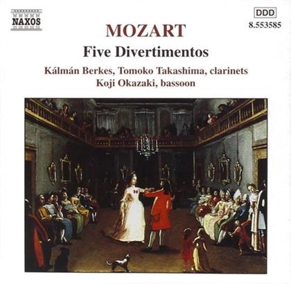 Berkes & Wolfgang Amadeus Mozart (1756-1791) - Divertimenti 1-5 Kv439b