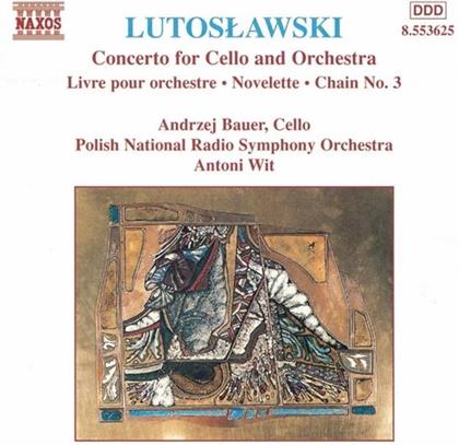 Andrzej Bauer & Witold Lutoslawski (1913-1994) - Cellokonz/Livre/Novelette/+