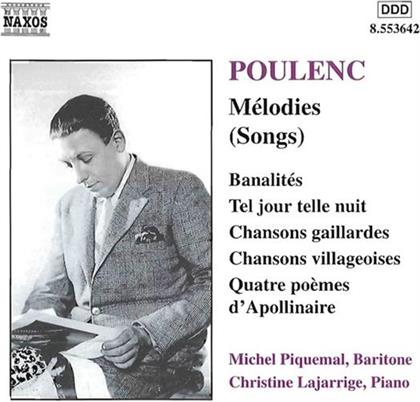 Piquemal/Lajarrige & Francis Poulenc (1899-1963) - Melodies