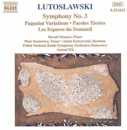 Bernd Glemser & Witold Lutoslawski (1913-1994) - Paganini-Var./3.Sinf.