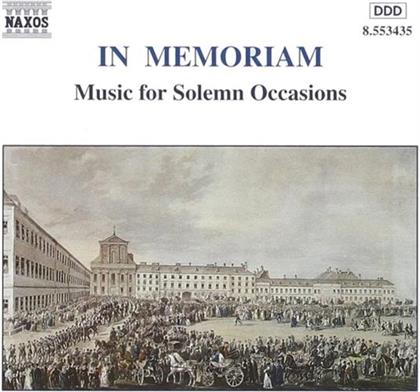 Various & Various - In Memoriam