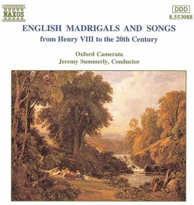 Oxford Camerata & Diverse/Lieder - Englische Madrigale+Lieder