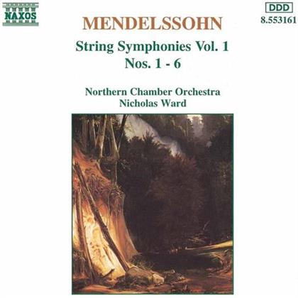 Ward/North.Chamber & Felix Mendelssohn-Bartholdy (1809-1847) - Streichersinf.Vol.1