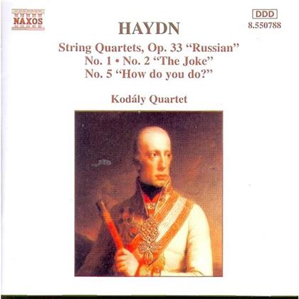 Kodaly Quartet & Haydn - Streichquartette Op.33,1+2+5