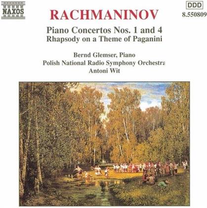Bernd Glemser & Sergej Rachmaninoff (1873-1943) - Klavierkonzerte 1+4