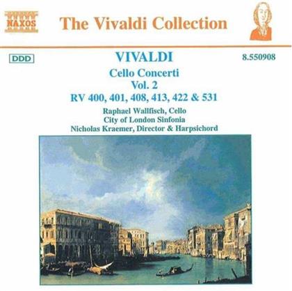 Raphael Wallfisch & Antonio Vivaldi (1678-1741) - Cellokonzerte Vol 2