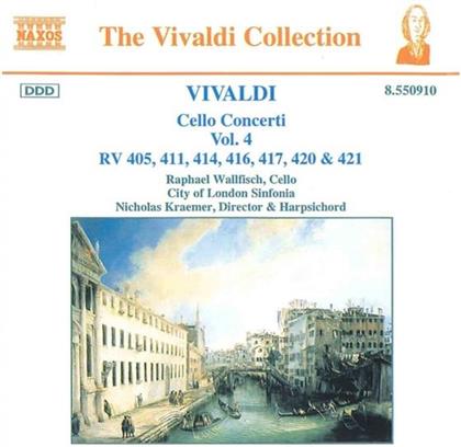 Raphael Wallfisch & Antonio Vivaldi (1678-1741) - Cellokonzerte Vol 4