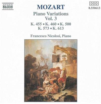 Francesco Nicolosi & Wolfgang Amadeus Mozart (1756-1791) - Klaviervar. Vol.3