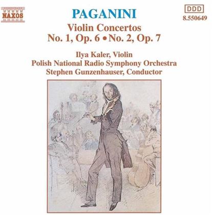Ilya Kaler & Nicolò Paganini (1782-1840) - Violinkonzerte 1+2