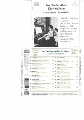 Various & Diverse/Klavier - Aus Grossmutters Klavieralbum