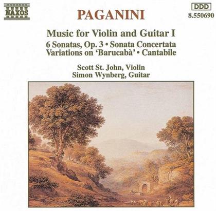 St.John/Wynberg & Nicolò Paganini (1782-1840) - Werke F. Viol.+Gitarre 1