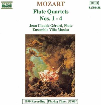Gerard/Ensemble Vill & Wolfgang Amadeus Mozart (1756-1791) - Flötenquartette 1-4