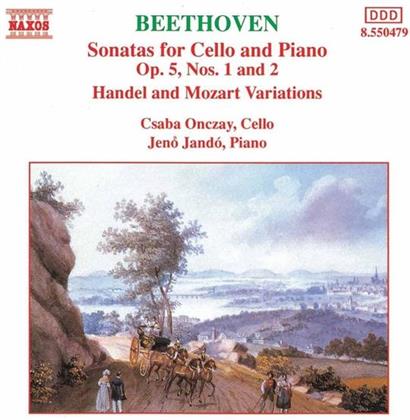 Onczay/Jando & Ludwig van Beethoven (1770-1827) - Celloson.Op.5/Var.Op.66/+