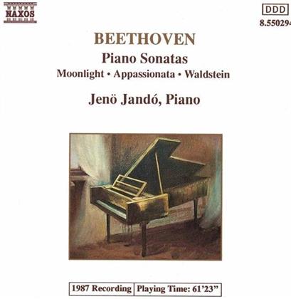 Jando Jenö & Ludwig van Beethoven (1770-1827) - Klav.Sonat.14+21+23