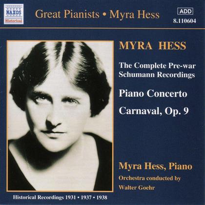 Hess Dame Myra & Robert Schumann (1810-1856) - Sämtl.Schumann-Aufna.