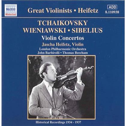 Jascha Heifetz & Tschaikowsky/Wieniaw - Violinkonzerte
