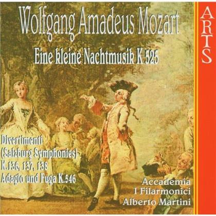 I Filarmonici & Wolfgang Amadeus Mozart (1756-1791) - Kl.Nachtmusik/Divertimenti/Ua