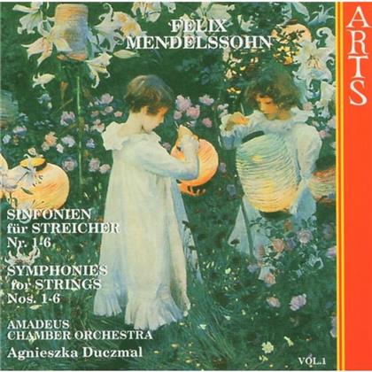 --- & Felix Mendelssohn-Bartholdy (1809-1847) - Streichersinf.Nr 1-6