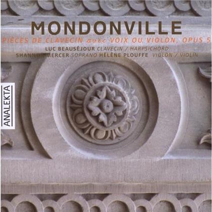 Luc Beauséjour & Jedan-Joseph de Mondonville (1711-1772) - Cembalo Stueke Fuer Stimme