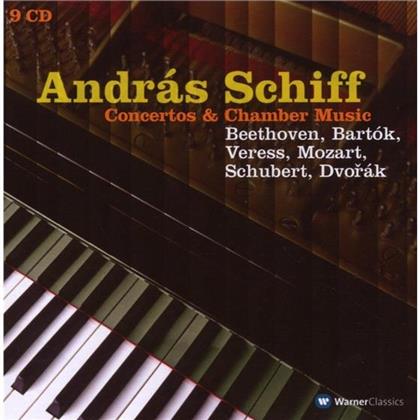 Andras Schiff & Beethoven/Bartok/Veress/Mozart/Schubert/ - Concertos & Chamber (9 CDs)