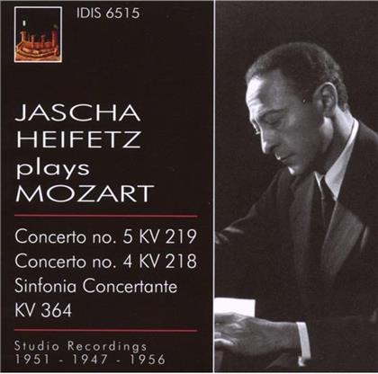 Jascha Heifetz & Wolfgang Amadeus Mozart (1756-1791) - Konzert Fuer Violine Nr4 Kv218