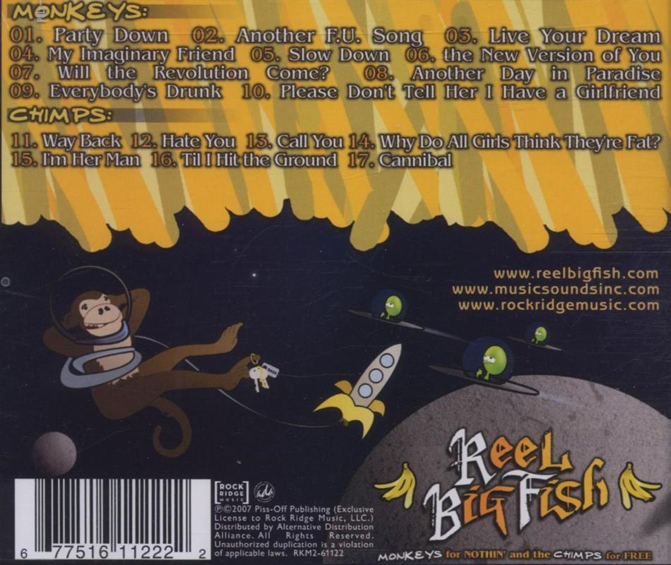 Reel Big Fish · Monkeys For Nothin And The Chimps For Free (CD) (2007)