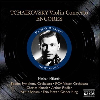 Nathan Milstein & Peter Iljitsch Tschaikowsky (1840-1893) - Violinkonzert/Encores