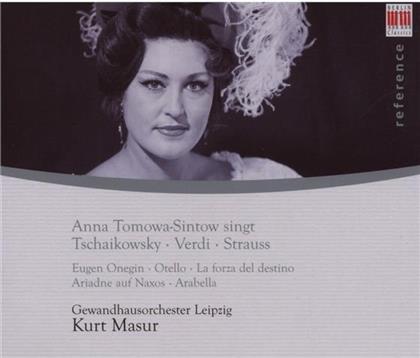 Tomowa-Sintow Anna / Masur / Gol & Tschaikowsky/Verdi/Strauss/Strawinsky - Singt Tschaikowsky/Verdi/Strawinsky