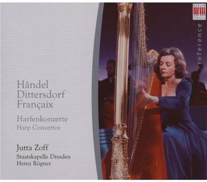 Zoff/Rögner/Staka Dresden & Händel/Dittersdorf/Francaix - Harfenkonzerte