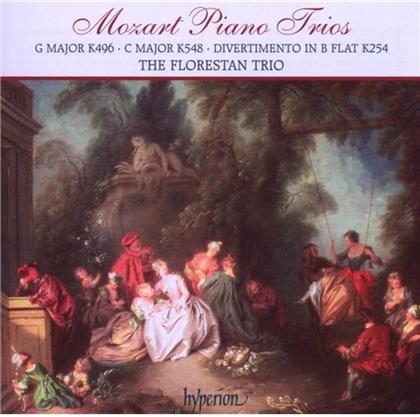 The Florerstan Trio & Wolfgang Amadeus Mozart (1756-1791) - Klaviertrios Kv 496, Kv 548, Divertim.
