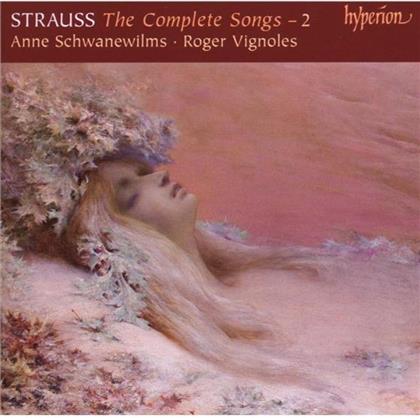 Schwanewilms Anne / Vignoles Roger & Richard Strauss (1864-1949) - Sämtliche Lieder Vol. 2