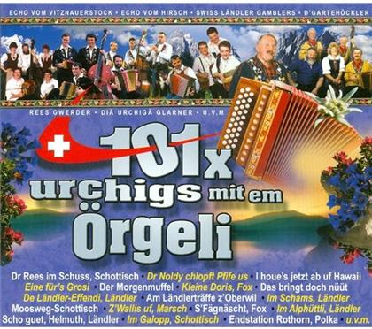 101 Urchigs Mit Em Örgeli - Various (5 CDs)