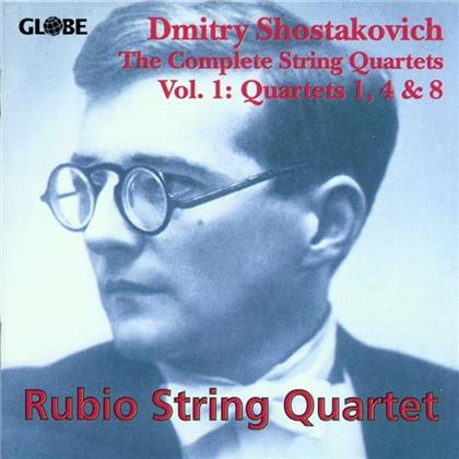 Rubio Quartett & Dimitri Schostakowitsch (1906-1975) - Quartett Nr1, Nr4, Nr8