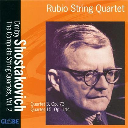 Rubio Quartett & Dimitri Schostakowitsch (1906-1975) - Quartett Nr3 Op73, Nr15 Op144