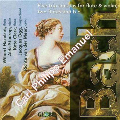 Wilbert Hazelzet & Carl Philipp Emanuel Bach (1714-1788) - Sonate Fuer Floete, Violine &
