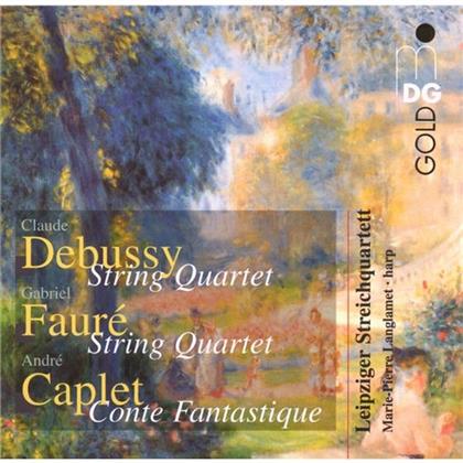 Leipziger Streiquartett/M.-P. Langlament & Debussy/Faure/Caplet - Streichquartette
