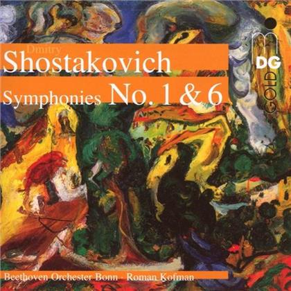 Kofman Roman/Beethoven Orchester Bonn & Dimitri Schostakowitsch (1906-1975) - Sinfonien Vol. 7 - Sinfonie 1 & 6 (SACD)