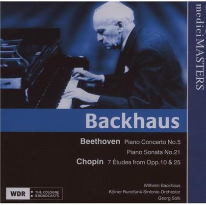 Wilhelm Backhaus & Beethoven/Chopin - Klavierkonzert 5/Sonate 21/Etüden
