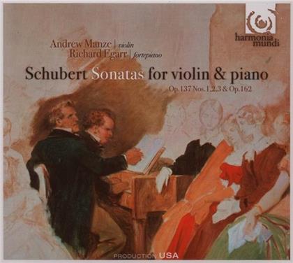 Manze Andrew / Egarr & Franz Schubert (1797-1828) - Violinson.Opp.137/162
