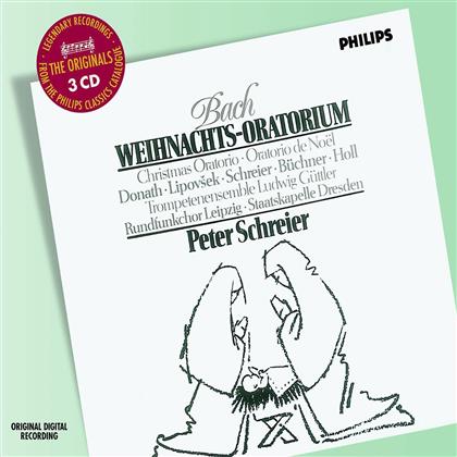 Johann Sebastian Bach (1685-1750), Peter Schreier & Staatskapelle Dresden - Weihnachtsoratorium - Christmas Oratorio (3 CDs)