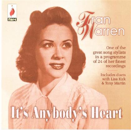 Fran Warren - It's Anybody's Heart