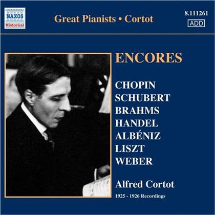 Alfred Cortot & Various - Encores, Barcarolle