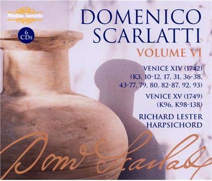 Richard Lester & Domenico Scarlatti (1685-1757) - Sonate Fuer Cembalo Vol 6 : K3 (6 CDs)