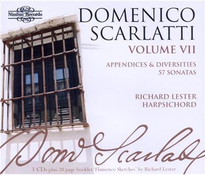 Richard Lester & Domenico Scarlatti (1685-1757) - Sonate Fuer Cembalo Vol 7 : Ap (3 CDs)