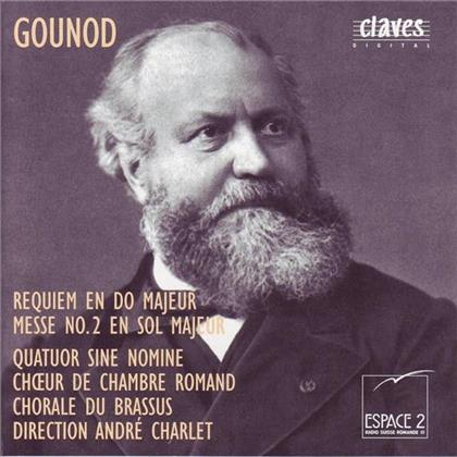 Charlet Andre/Sine Nomine Quartet & Charles Gounod - Requiem In C Major/Mass 2 In G Major Op1