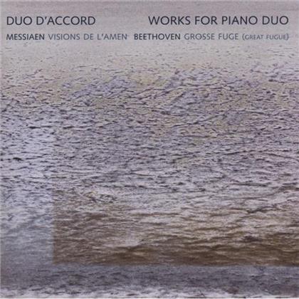 Duo D'accord & Beethoven/Messiaen - Werke Für Klavierduo