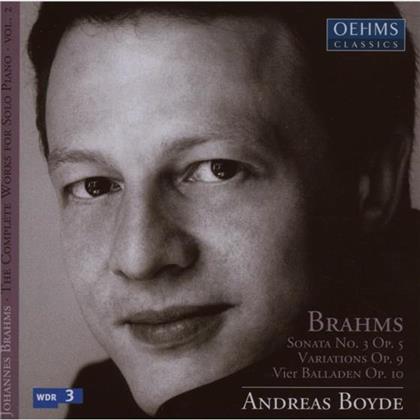Andreas Boyde & Johannes Brahms (1833-1897) - Klavierwerke Solo 2