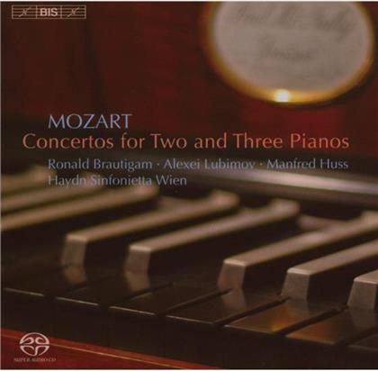 Brautigam/Lubimov & Wolfgang Amadeus Mozart (1756-1791) - Konzert Für 2+3 Klaviere (SACD)